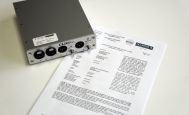 Audiomatica Calibration certificate CLIO - Audiomatica - Audiomatica