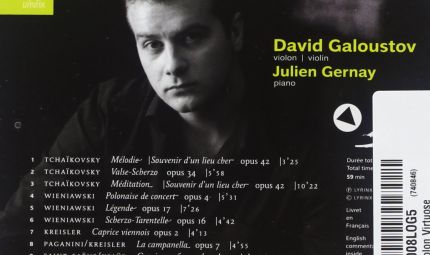 David Galoustov - Tchaikovsky / Wieniawski - LYRINX